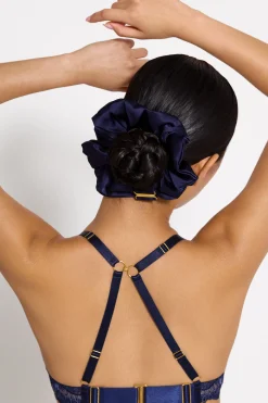 Store Bordelle Oversized Scrunchie Navy
