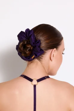 Sale Bordelle Oversized Scrunchie Deep Purple